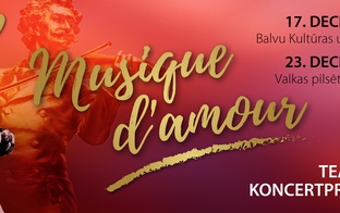 Operetes teātra teatralizētā koncertprogramma “Musique d'amour” gaida savus skatītājus Balvos un Valkā