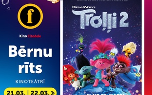 Forum Cinemas aicina uz Bērnu rītu 21.03.un 22.03.