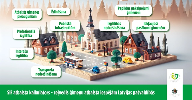SIF atbalsta rīku kalkulators – ceļvedis ģimeņu atbalsta iespējām Latvijas pašvaldībās
